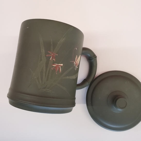 Vintage Stoneware Mug with  Built in infuser - Picture 1 of 8